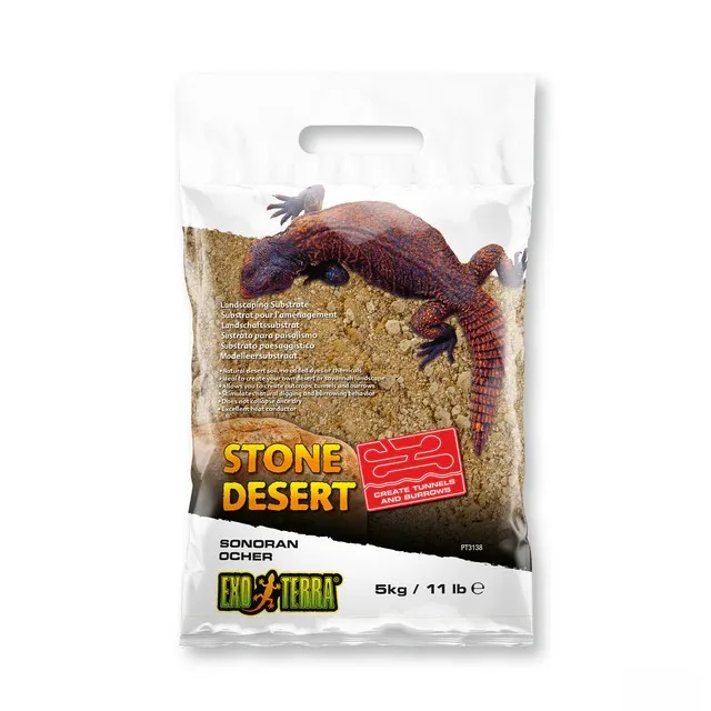 Exo Terra Stone Desert - Sustrato de Arena para Paisajismo - Ocre