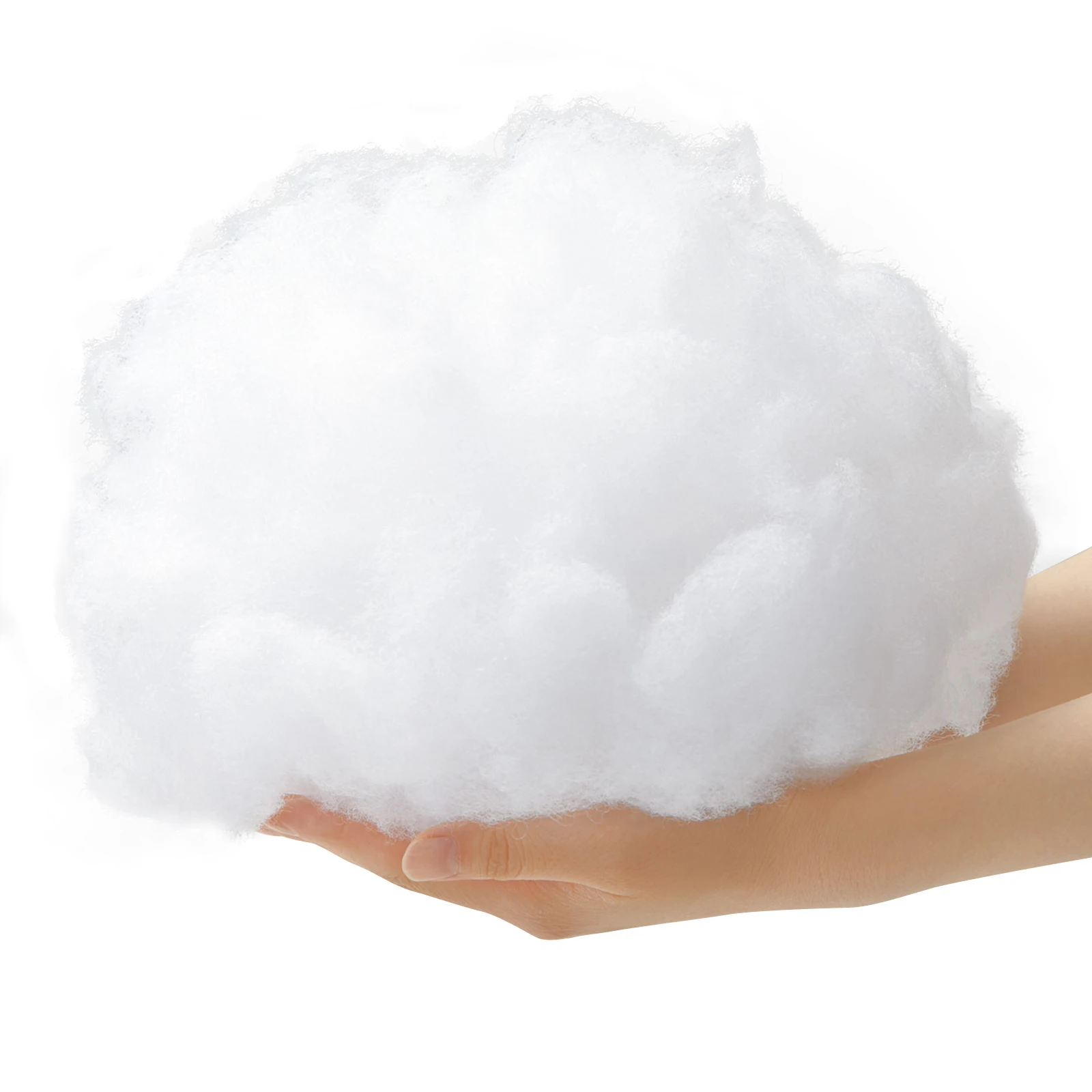 Easyspeed 1kg microfiber filling, 100% polyester silicone hollow fiber, soft and dense touch, floca wadding filling cushions pillows stuffed animals #2