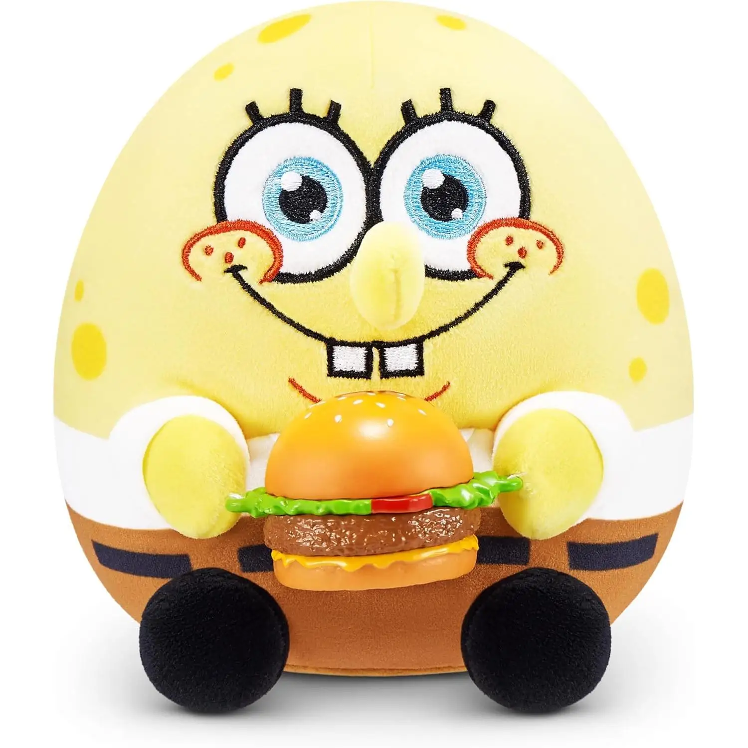 Peluche de 13 cm de Personaje Snackles Bob Esponja de ZURU, Peluche con Accesorio de Snacks