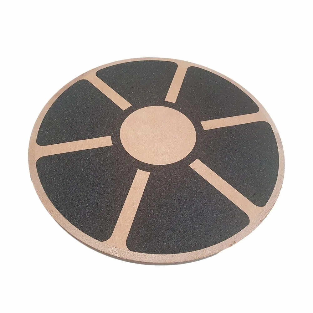 Cannon - fitness balance board. Wooden balance board. Waist exercise, abdominal, leg training, yoga gym