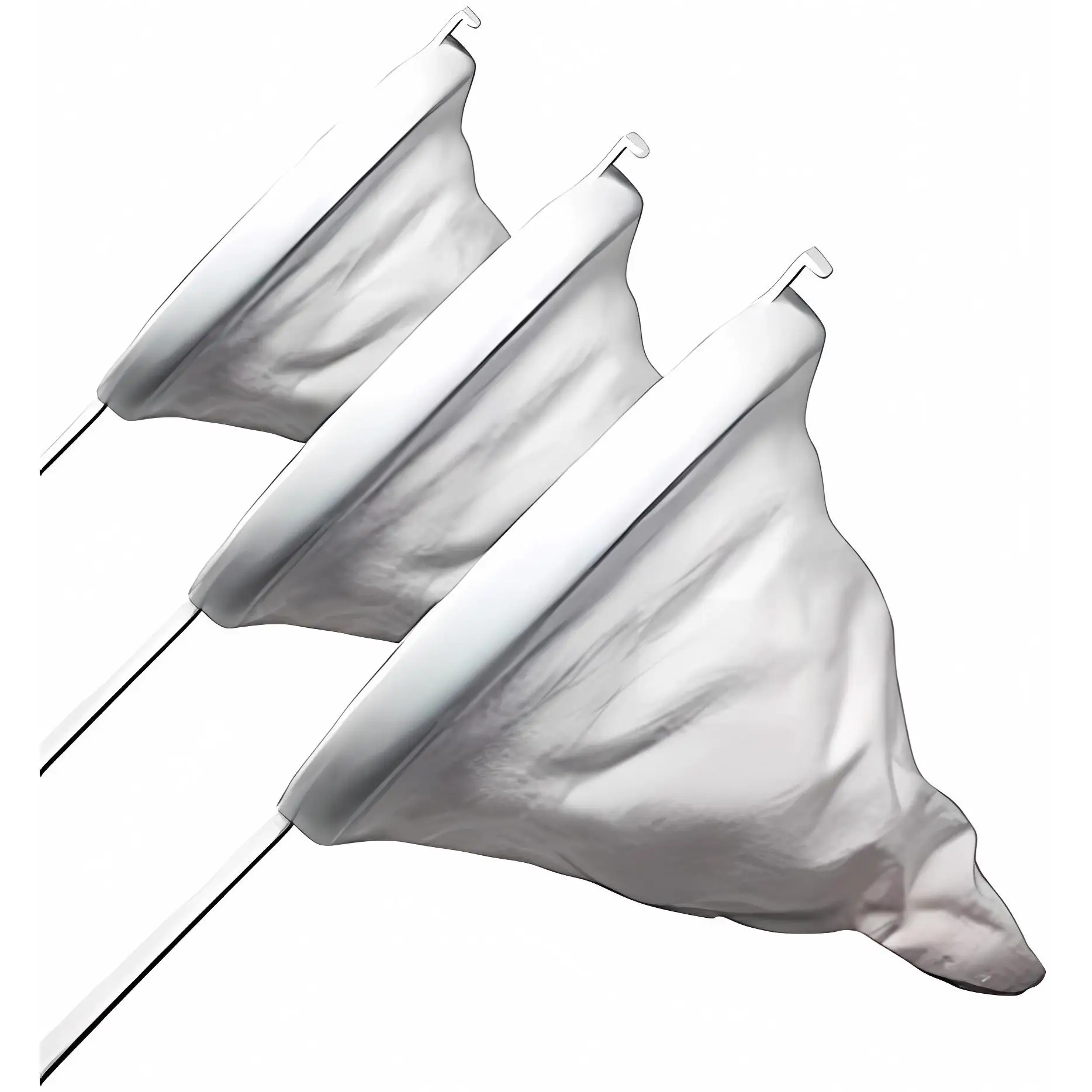 Euroxanty Colador de Tela 10cm 12cm 14cm 18cm | Franela y PVC | Pack 4 Piezas | Fácil Limpieza