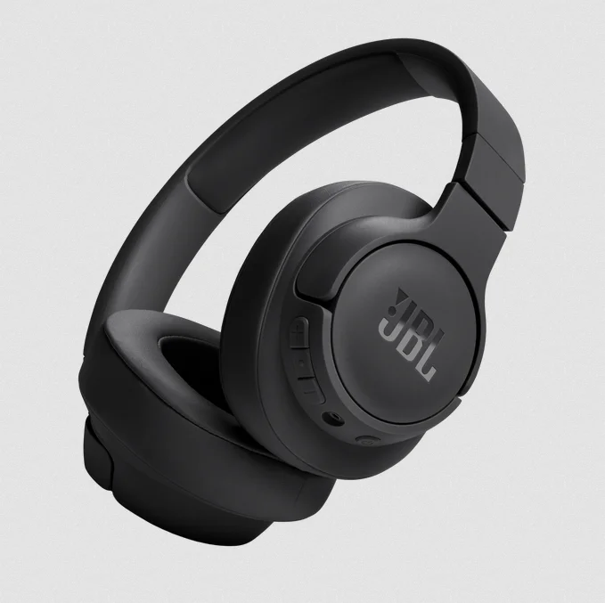 JBL Tune 720BT -inálambricos por Bluetooth, 76 horas de reproducción con JBL Pure Bass, plegables, Negro - Original