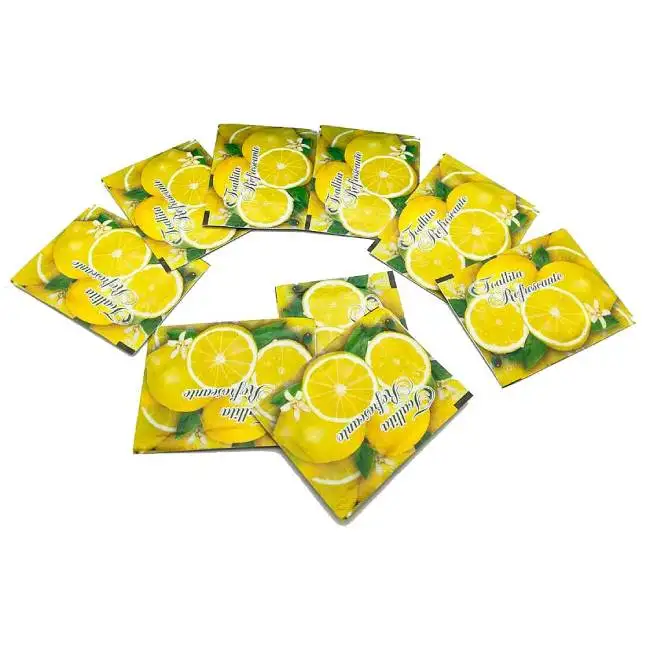 MONOUSO | Toallitas Refrescantes Limón motivo "Limones" (100 Uds)