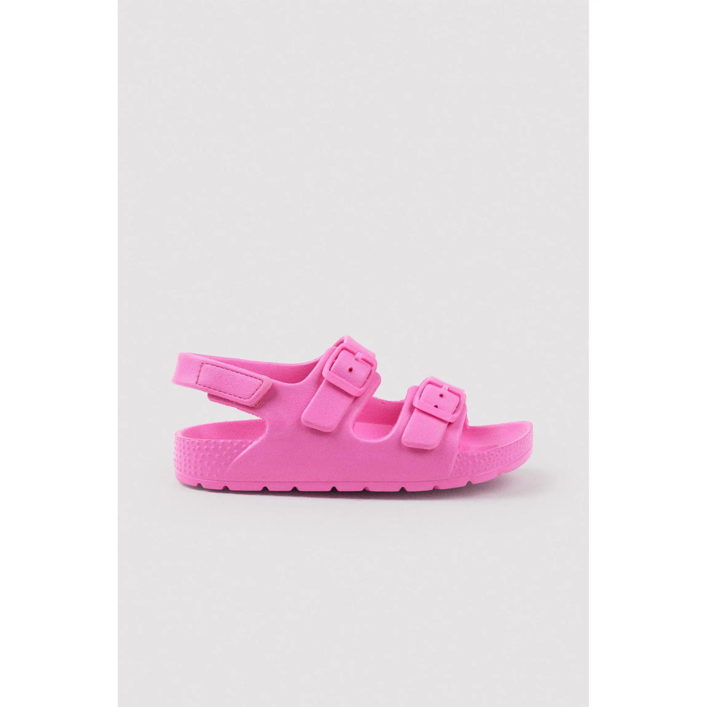 Ysabel Mora - Chaclas infantiles de hebillas ajustables y velcro rosa