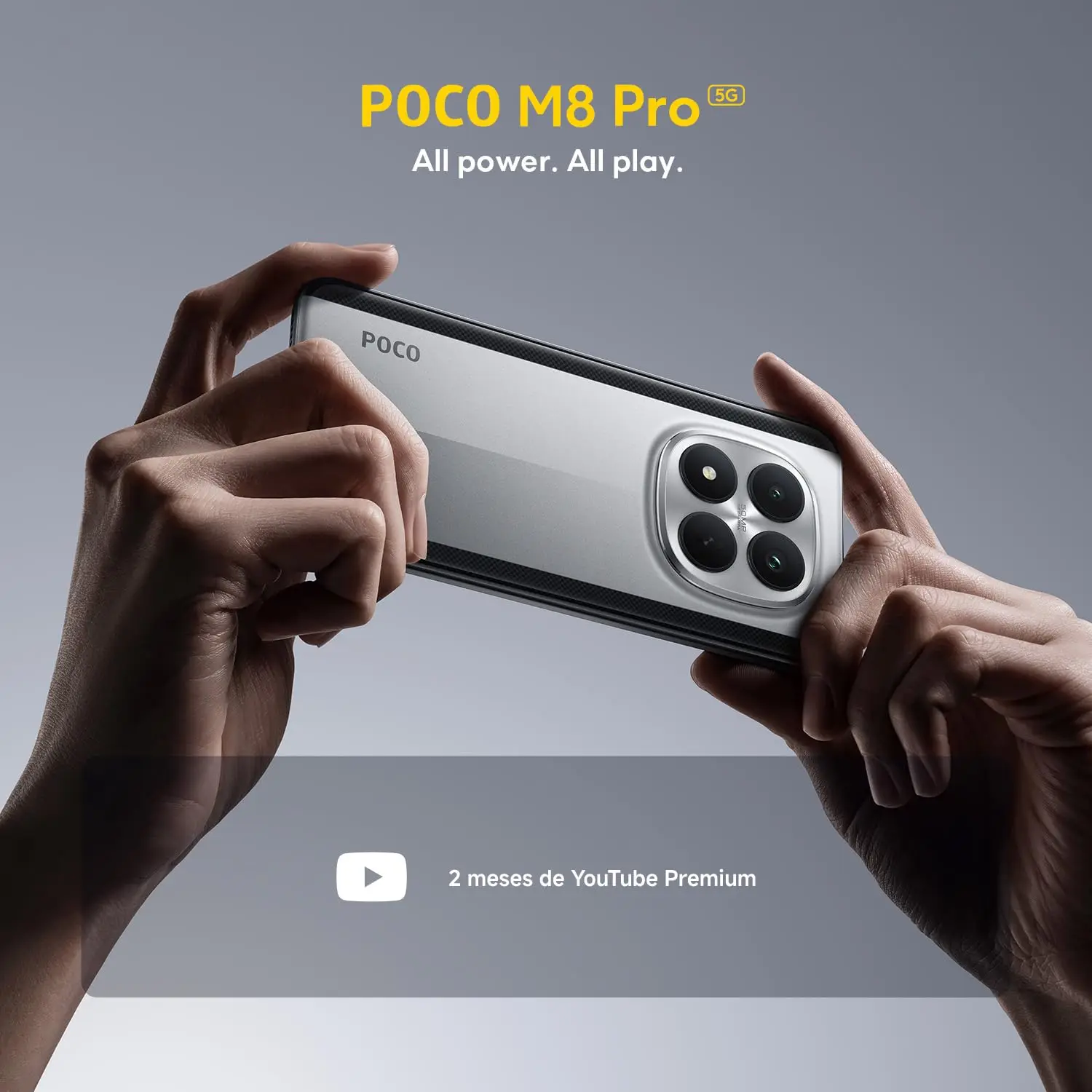 Móvil Xiaomi POCO M8 Pro 8GB+256GB Snapdragon 7s Gen 4 Pantalla AMOLED 6.83″, 120Hz, 50MP OIS, 6500mAh, NFC, IP66, (Cargador no incluido) 4