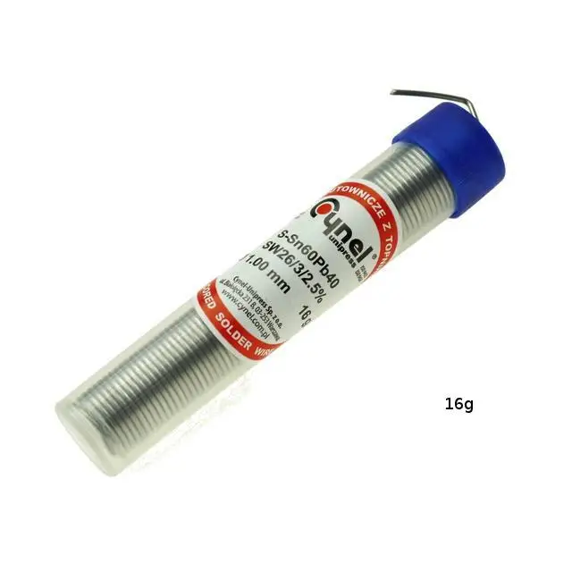 Dispensador de Estaño OEM 1mm Tubo 17Grs Sn60Pb40 - Soldadura de Estaño de Alta Calidad