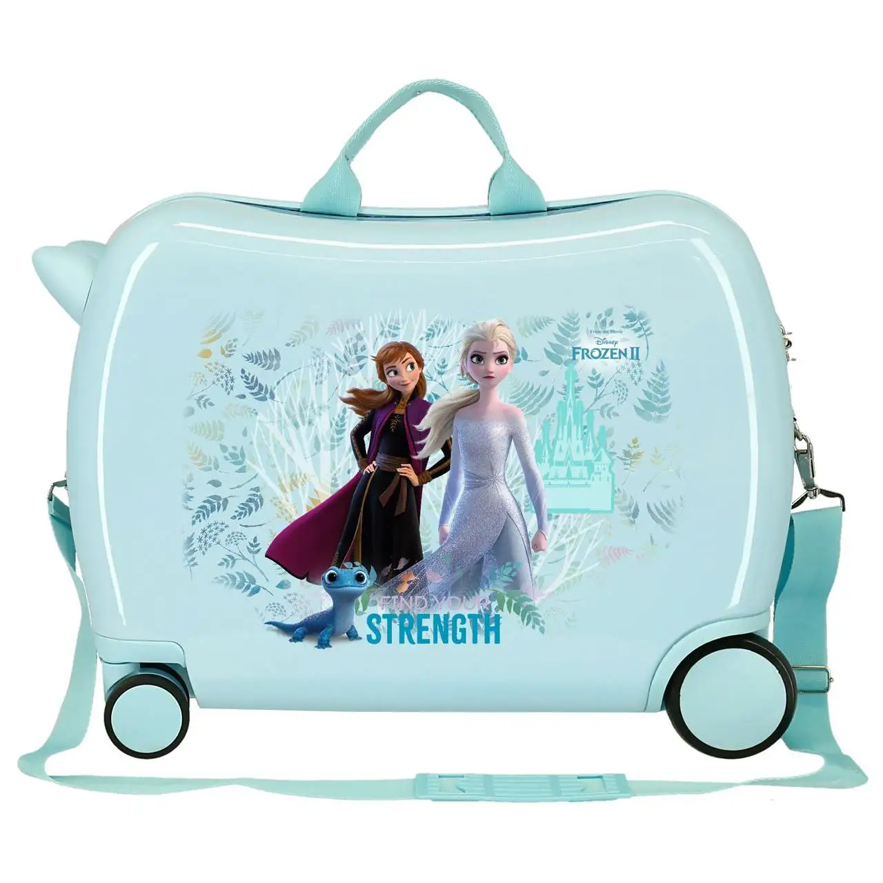 Disney Frozen Maleta Correpasillos ABS Rígida Find Your Strenght Verde