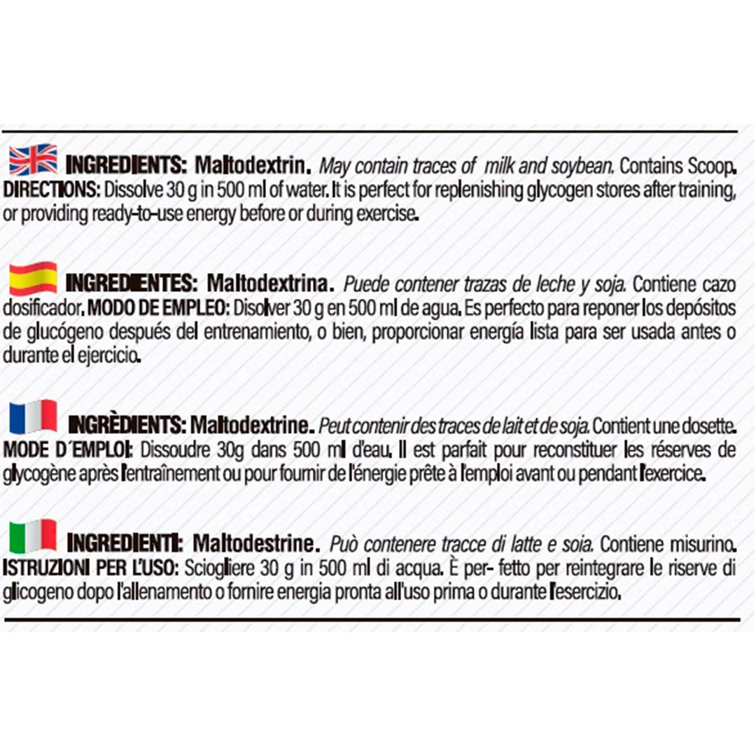 Life pro endurance malto dextrin 800g - quick release carbohydrates - no stomach discomfort - immediate energy