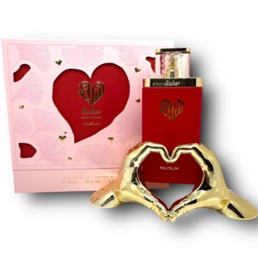 Saher Nusuk Extrait de Parfum Mujer 100 ml – Perfume Árabe 100% Original, Floral Oriental, Sofisticado