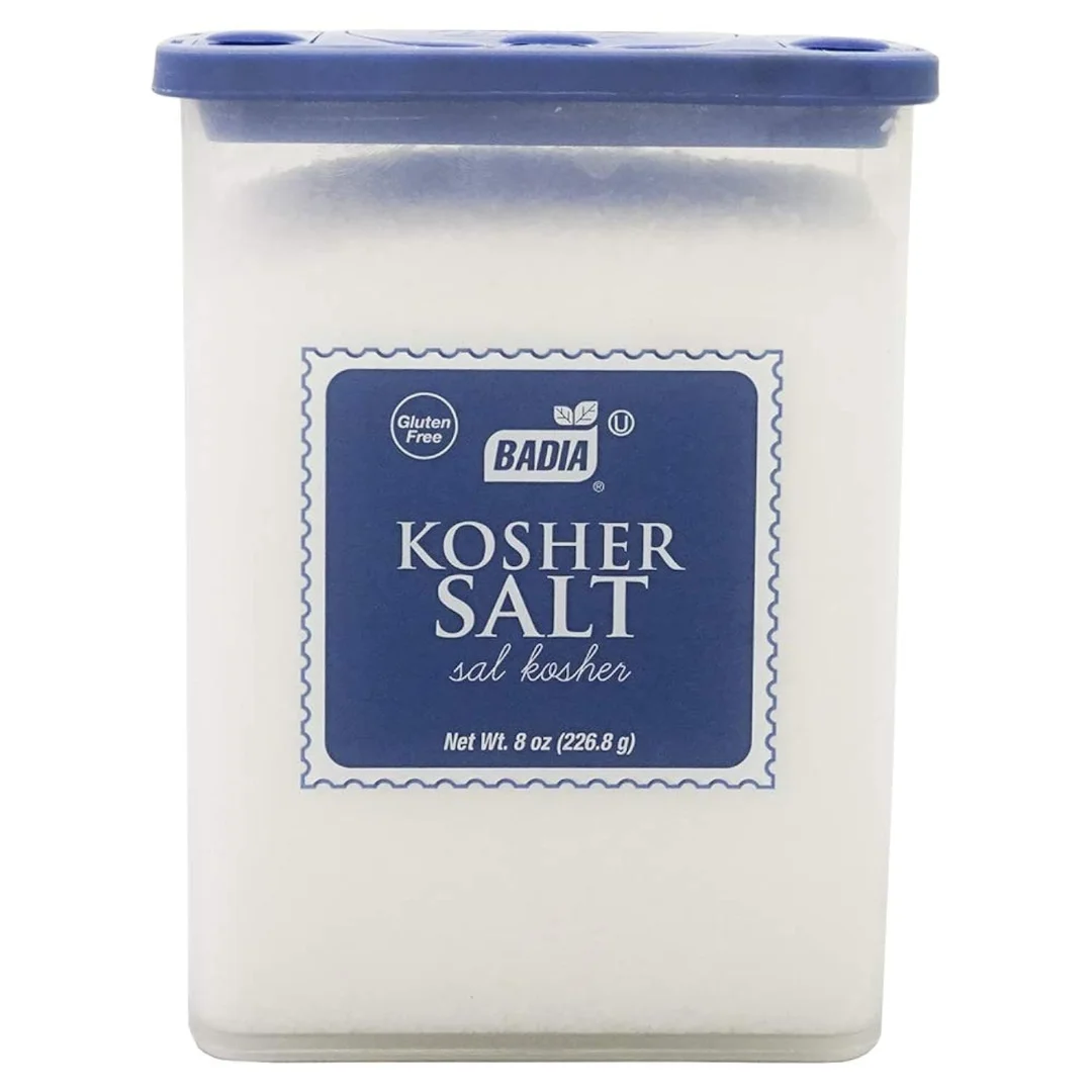 Badia Sal Kosher 226gr - Kosher Salt Net Wt. 8oz