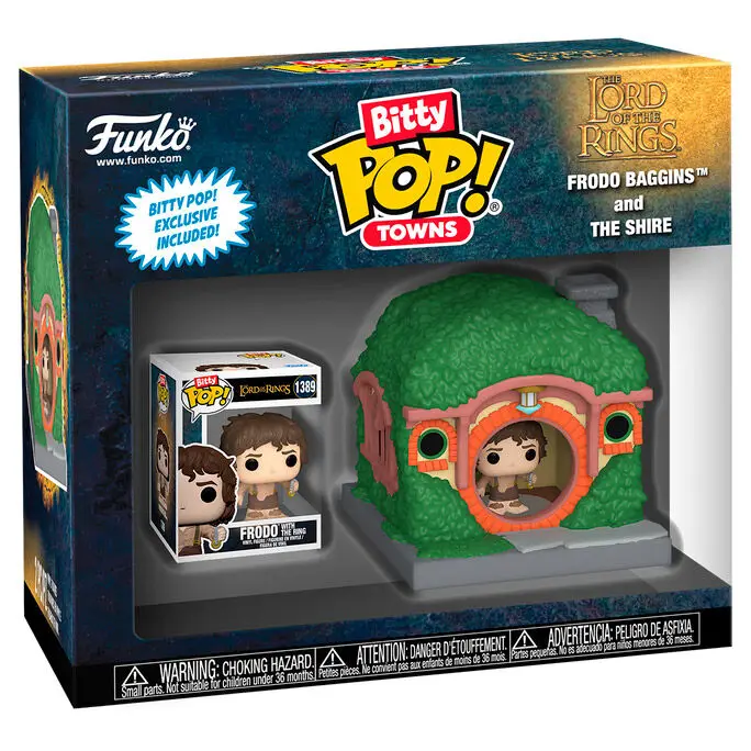 Funko Bitty Pop Towns El Señor De Los Anillos Frodo En La Comarca Figura Coleccionable