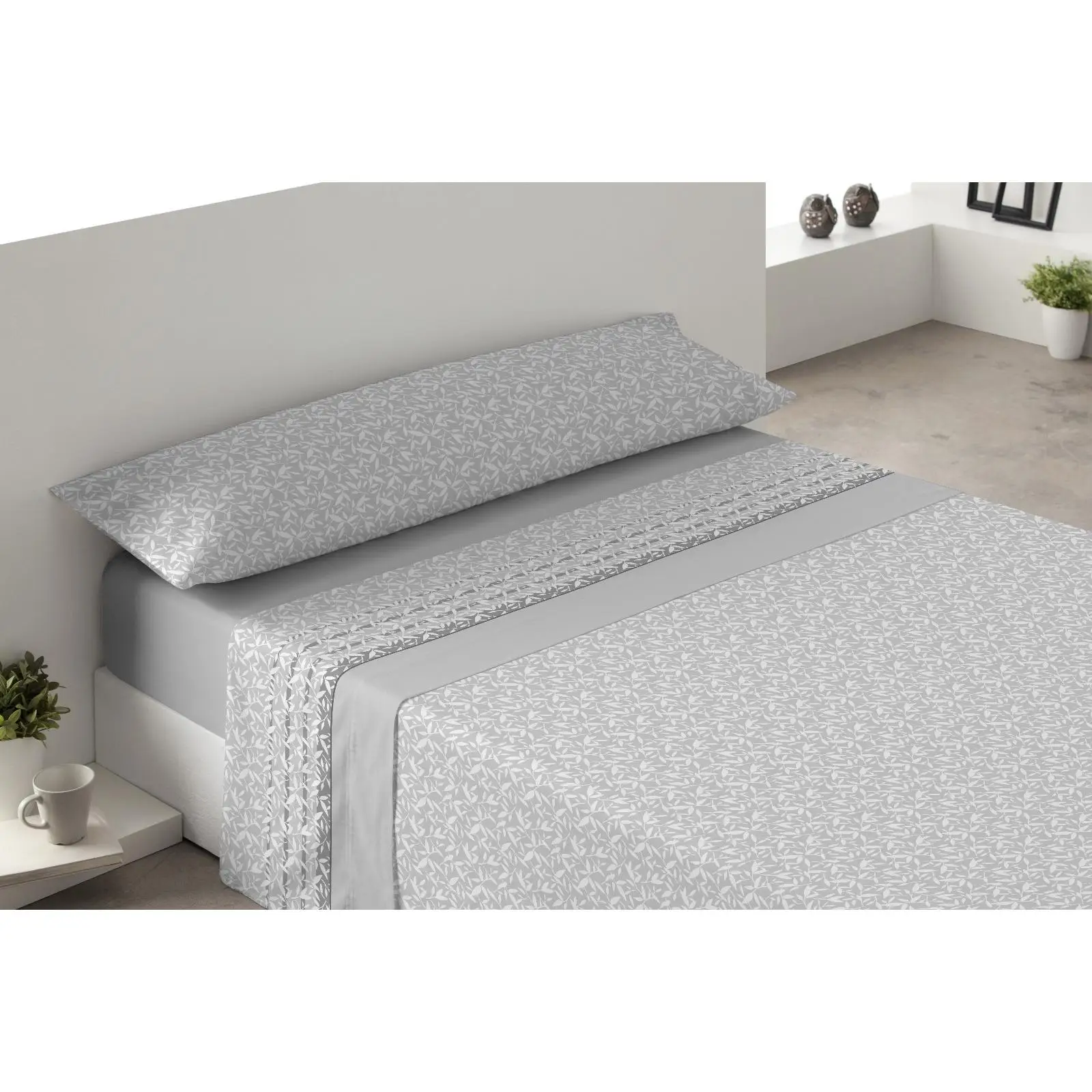 High-Quality PIRINEO Winter Sheet Set, Double-Sided, Soft Microfiber for Beds 90, 105, 135, 150 cm, Easy Care, Warm Thermal Fabric in Gray, Blue, Beige, Pink #1