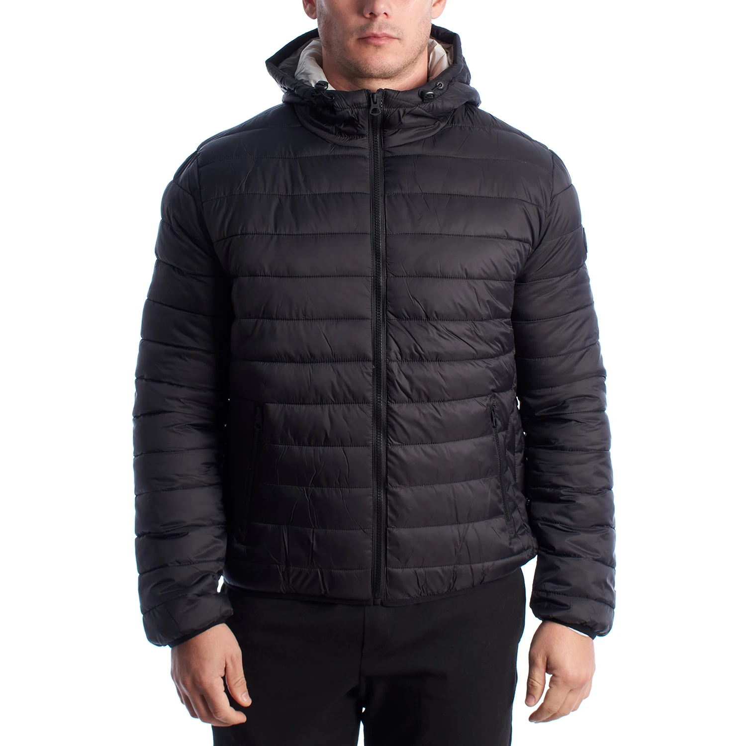 U.s. Polo Assn. Hombre -Chaqueta De Acolchada Con Capucha Us40127020