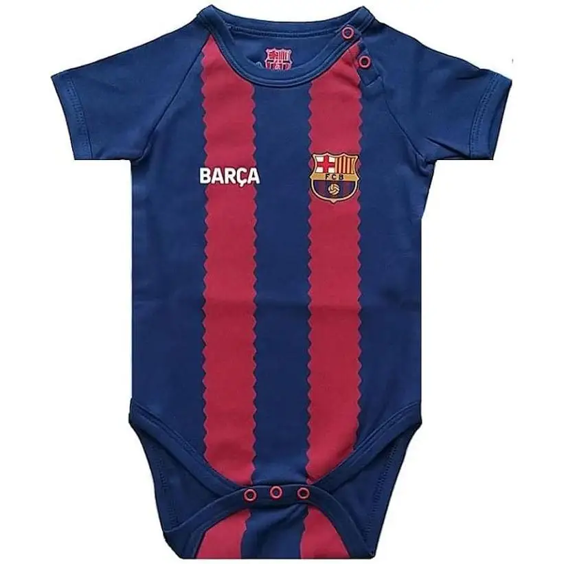 FC Barcelona Body Bebés Primera Equipación 2023-2024 (12 Meses) – Producto Oficial con Licencia