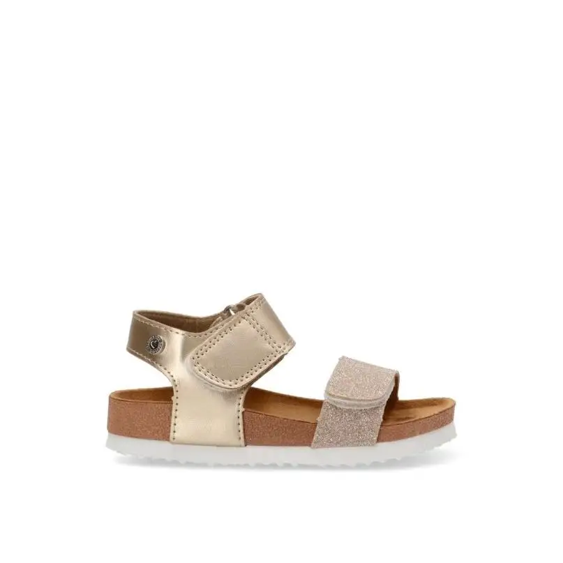 Sandalia Gioseppo - Niña - Suela Plana - Modelo Angwin - Color Oro