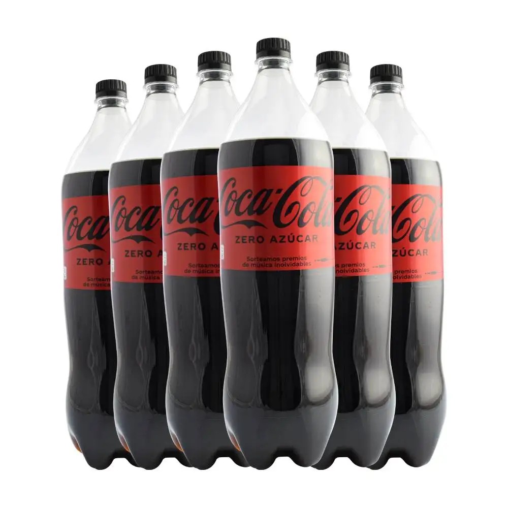 Coca Cola Zero botella 2 litros pack de 6