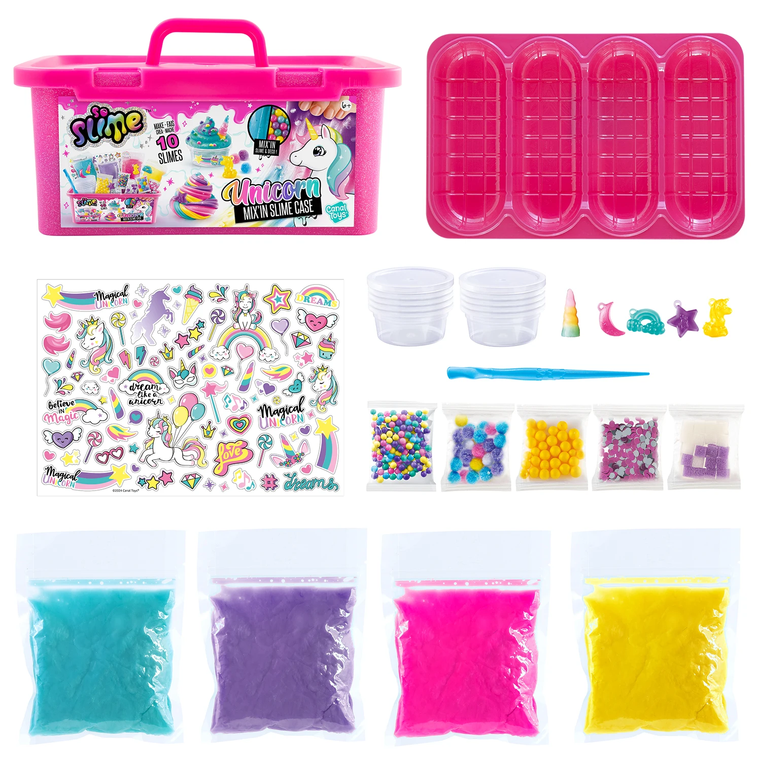 Unicorn briefcase - unicorn case - so slime - canal toys - ssc260