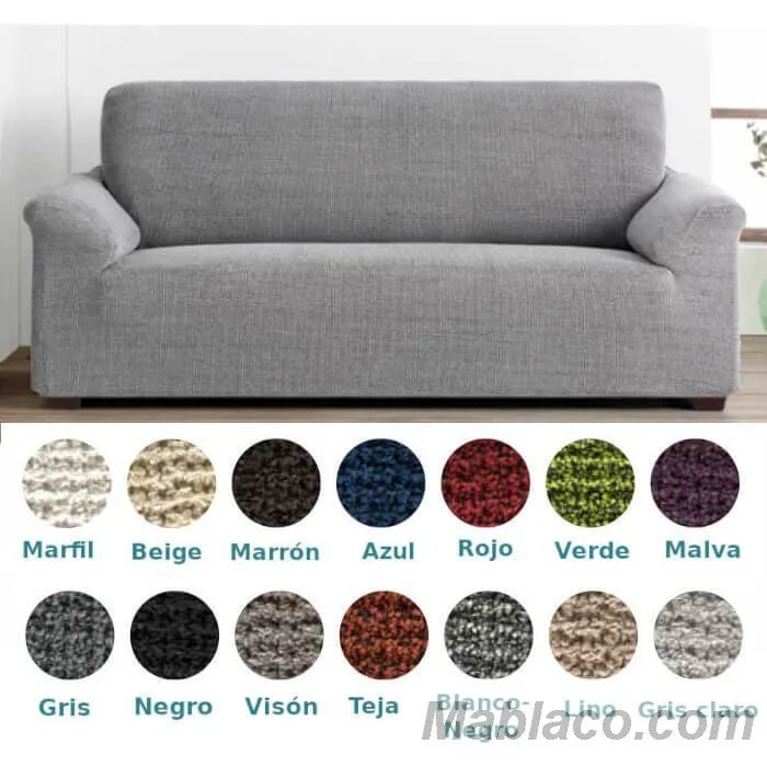 Belmarti Sofa cover elastic Tania 2 square Jacguard fabric Sofa covers.