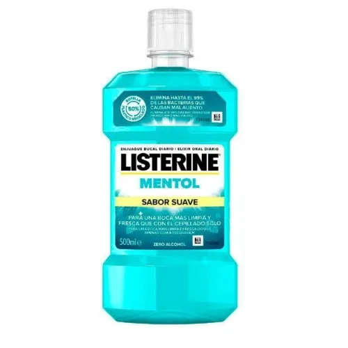 Listerine Mentol Sabor Suave 750 ml