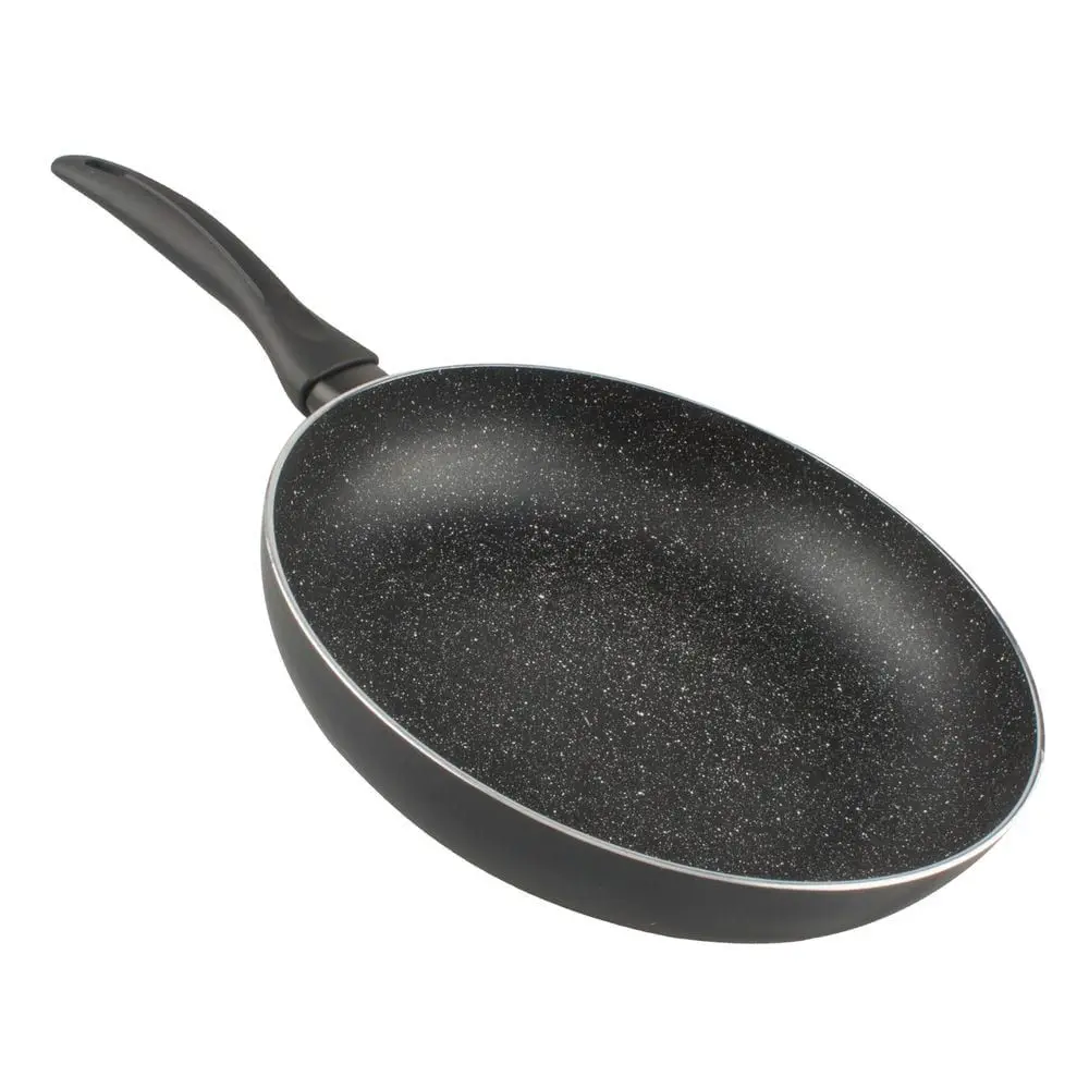 Sartén Piedra en aluminio prensado de 3 mm. - Base de inducción Full Induction. - MANGO SILICONA