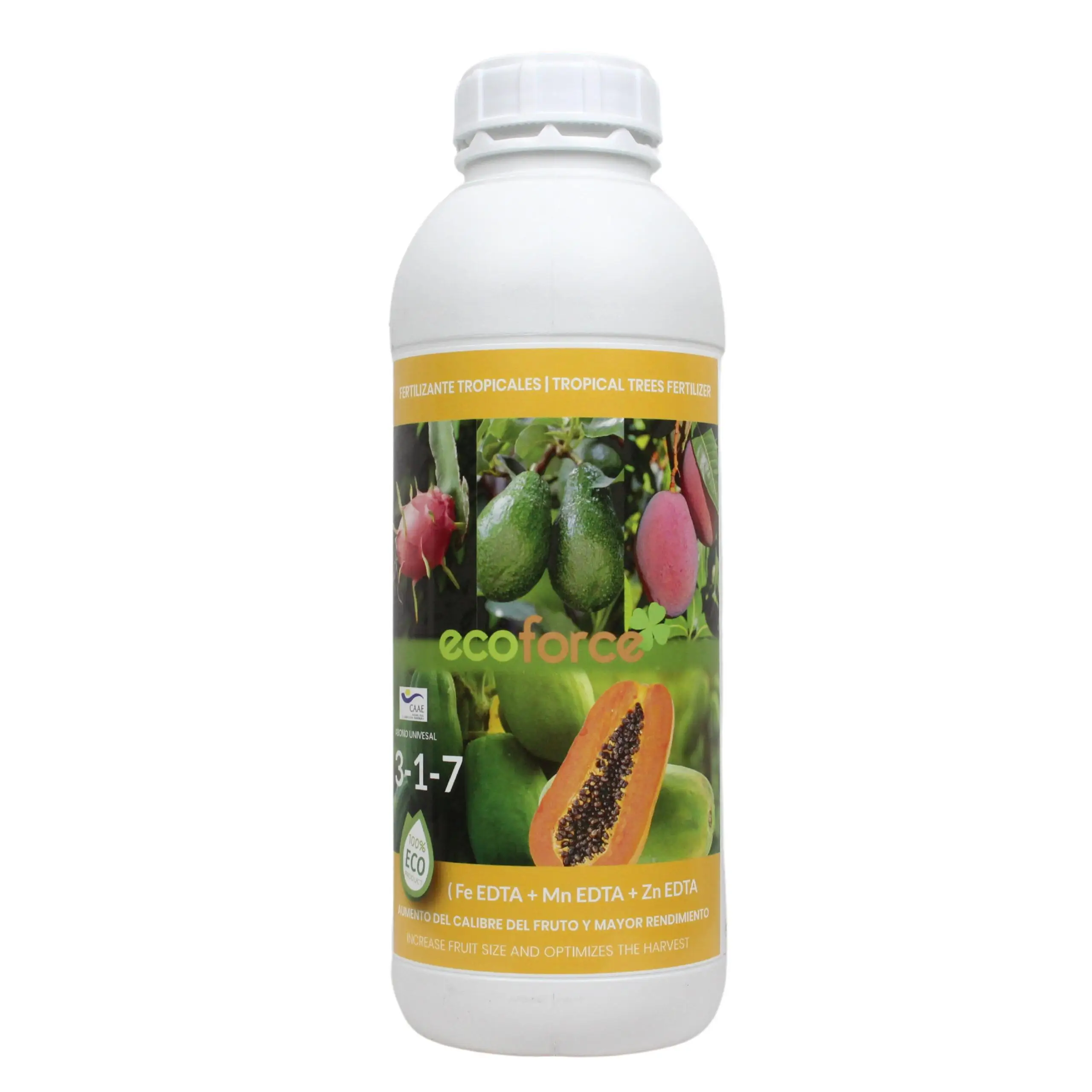 CULTIVERS Abono Tropicales Líquido Ecológico 1 L