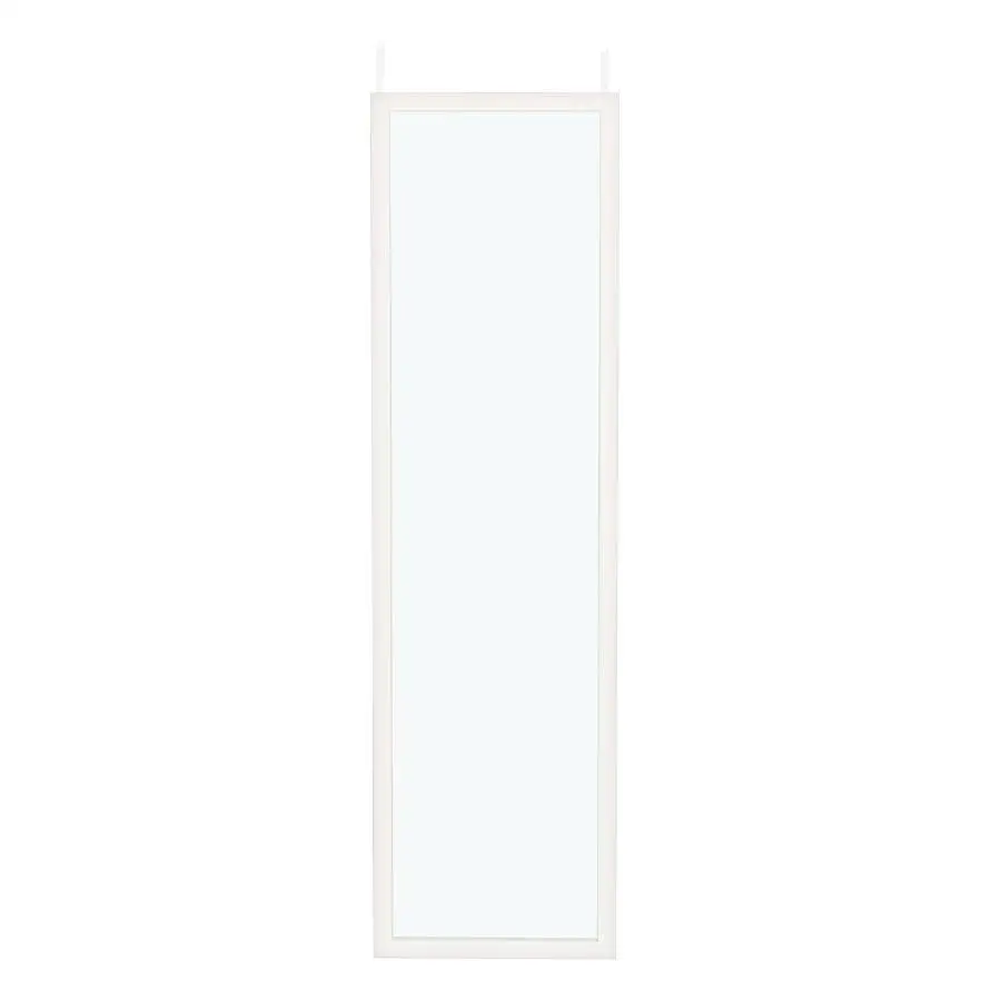 Espejo de pared o puerta blanco 30x120cm