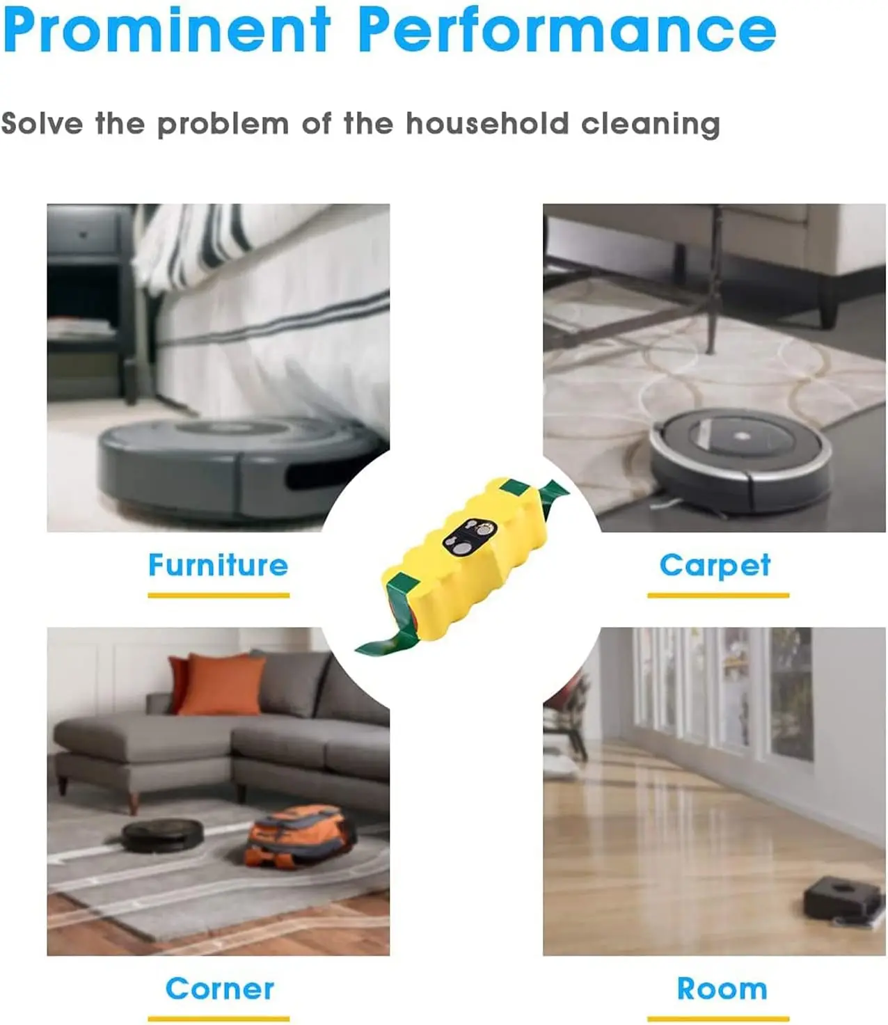 Premium real battery for roomba 865 866 870 871 875 876 880 886. Capacity 5000mah.