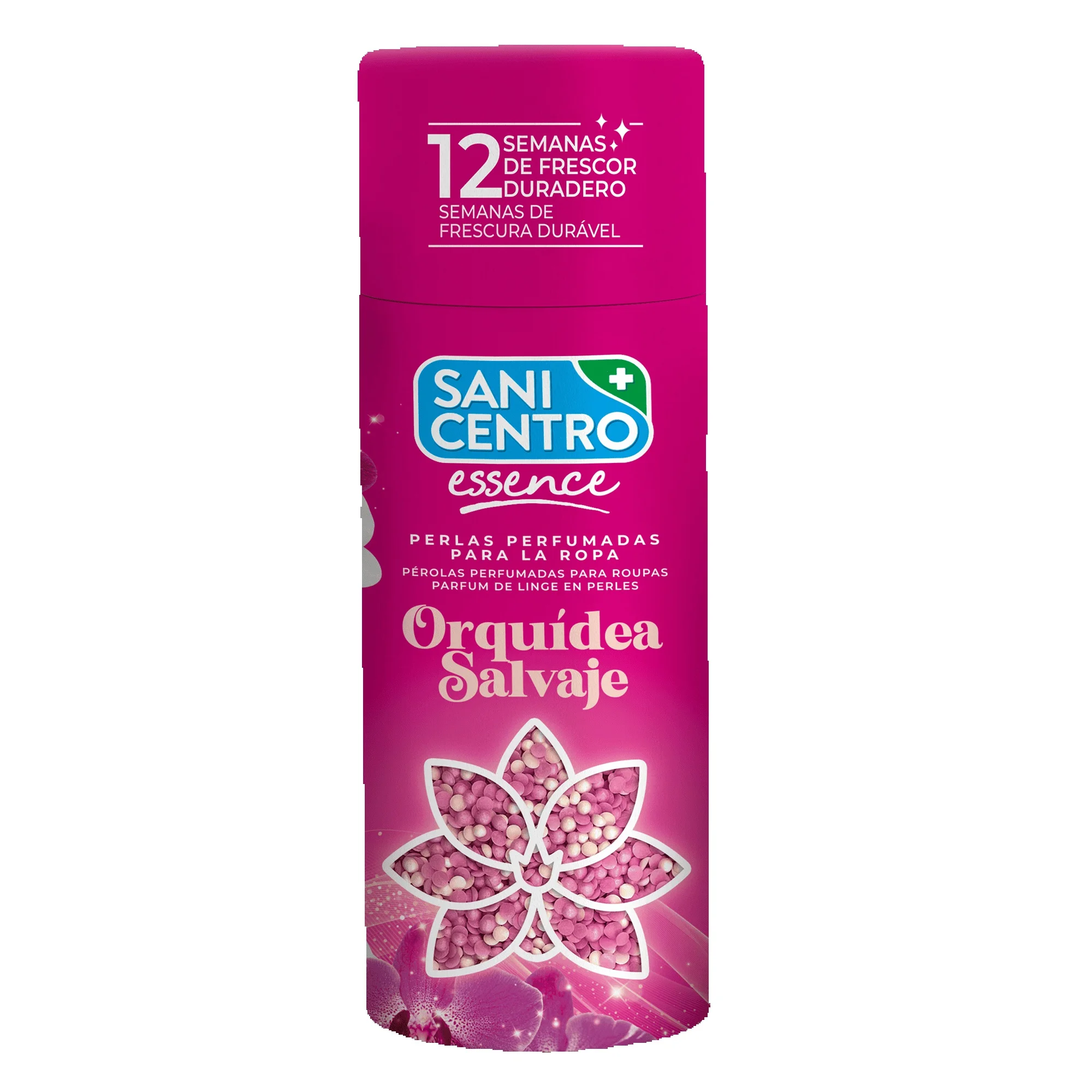 SANICENTRO Perlas Perfumadas Orquídea Salvaje 200 Gr - Pack 3 Unidades