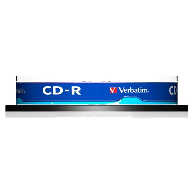 10 PCs VERBATIM CD-R 700MB 52X CD tub