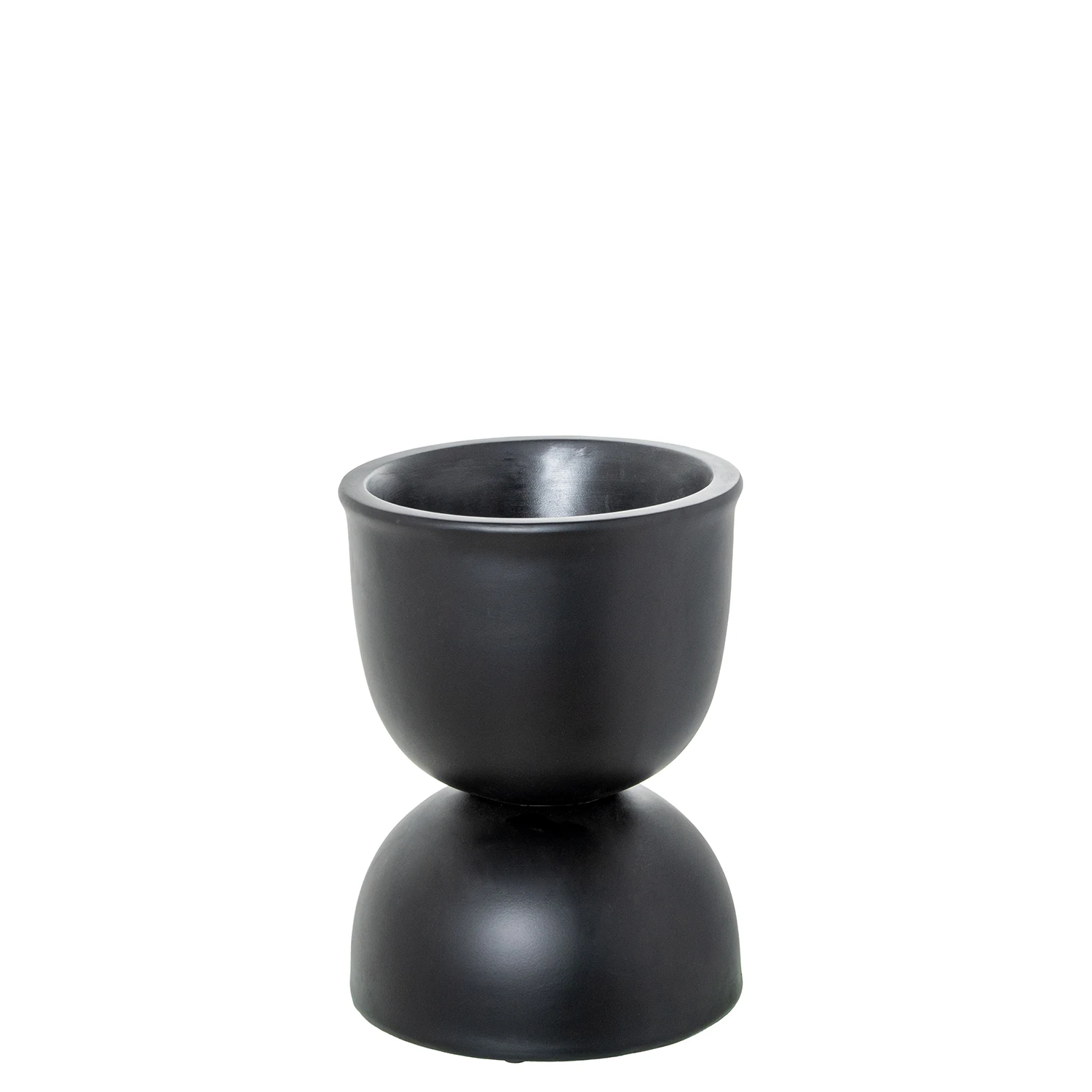 Fioriera in resina 49 cm nera 37x49 cm cava: 14, 30x28 cm
