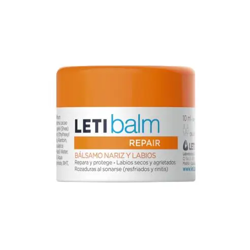 LETIbalm pediátrico, bálsamo reparador nariz y labios 10 ML