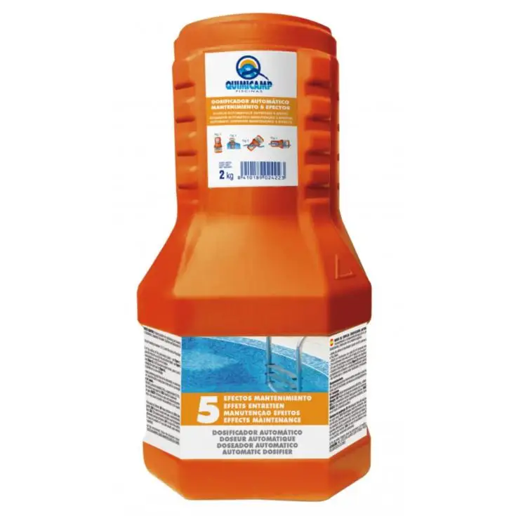 Quimicamp Cloro 5 Efectos Dosificador Automático 2kg - Limpieza de Piscinas