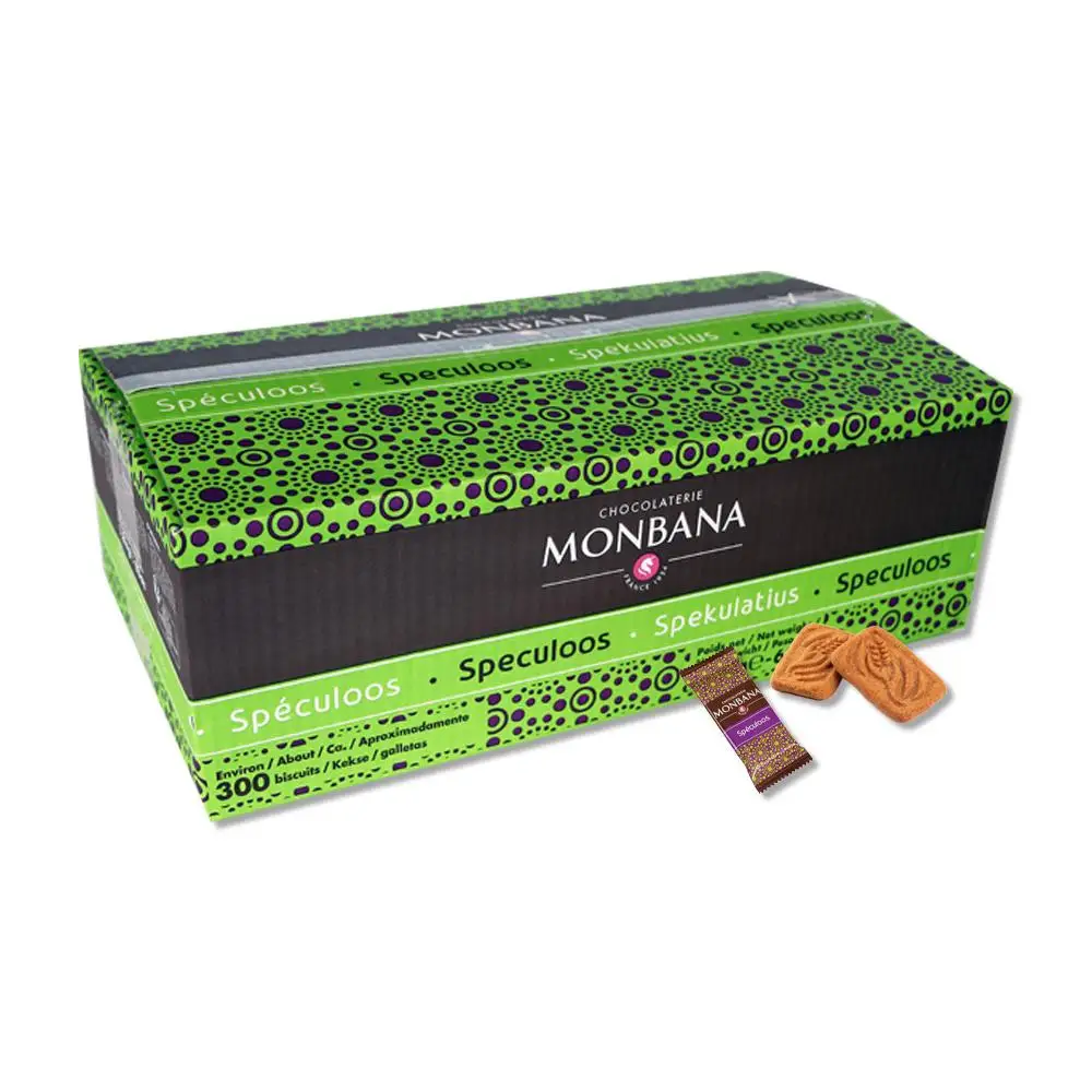 Caja Galletas Monbana Speculoos - Galleta de Cortesía - 300ud