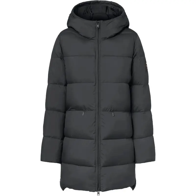 Cazadora Negra Ecoalf Marangu Jacket Black Repelente Al Agua