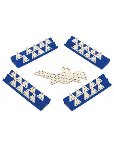 Domino triangular metal box cayro root table games all toys games