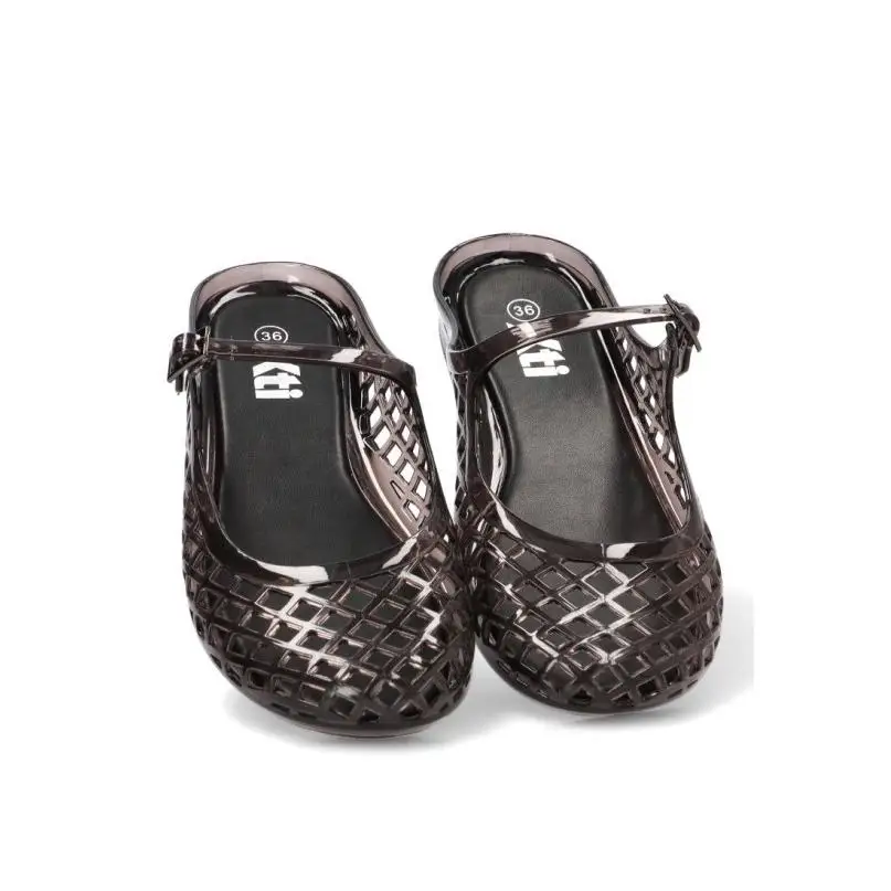 Zueco Zueco Playa Xti - Mujer - Suela Plana - Modelo 145474 - Color Negro