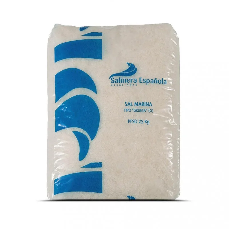 Sal para piscinas 25 kilos molida Salinera Española