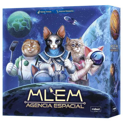 Asmodee - Juego de mesa MLEM Agencia Espacial