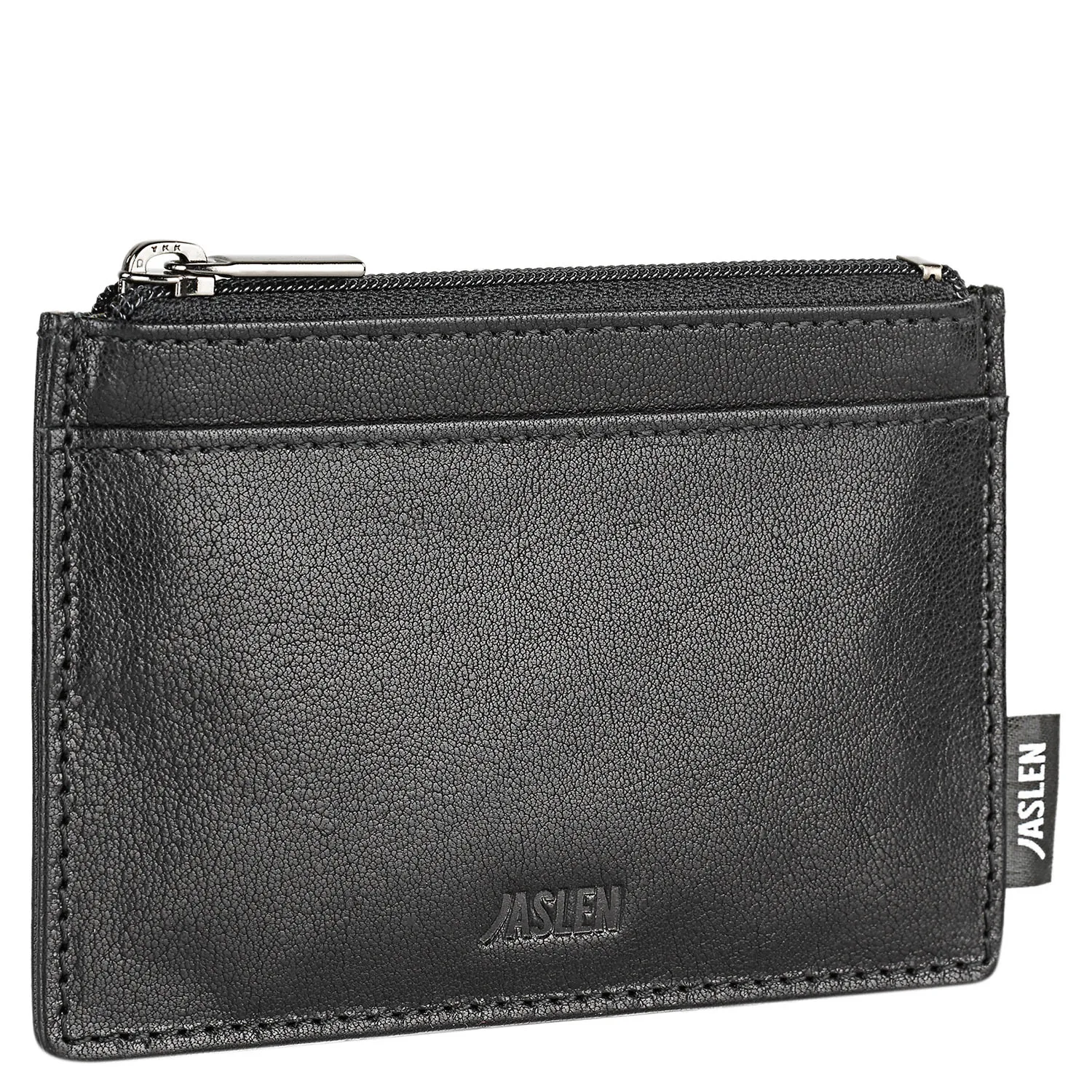 Jaslen - Monedero Hombre Pequeño - Carteras Para Hombre Piel Genuina - Monedero Mujer - Billeteras Para Hombre. Cartera Tarjetero Hombre Con Llavero Incluido - Cartera Hombre Con RFID 204242