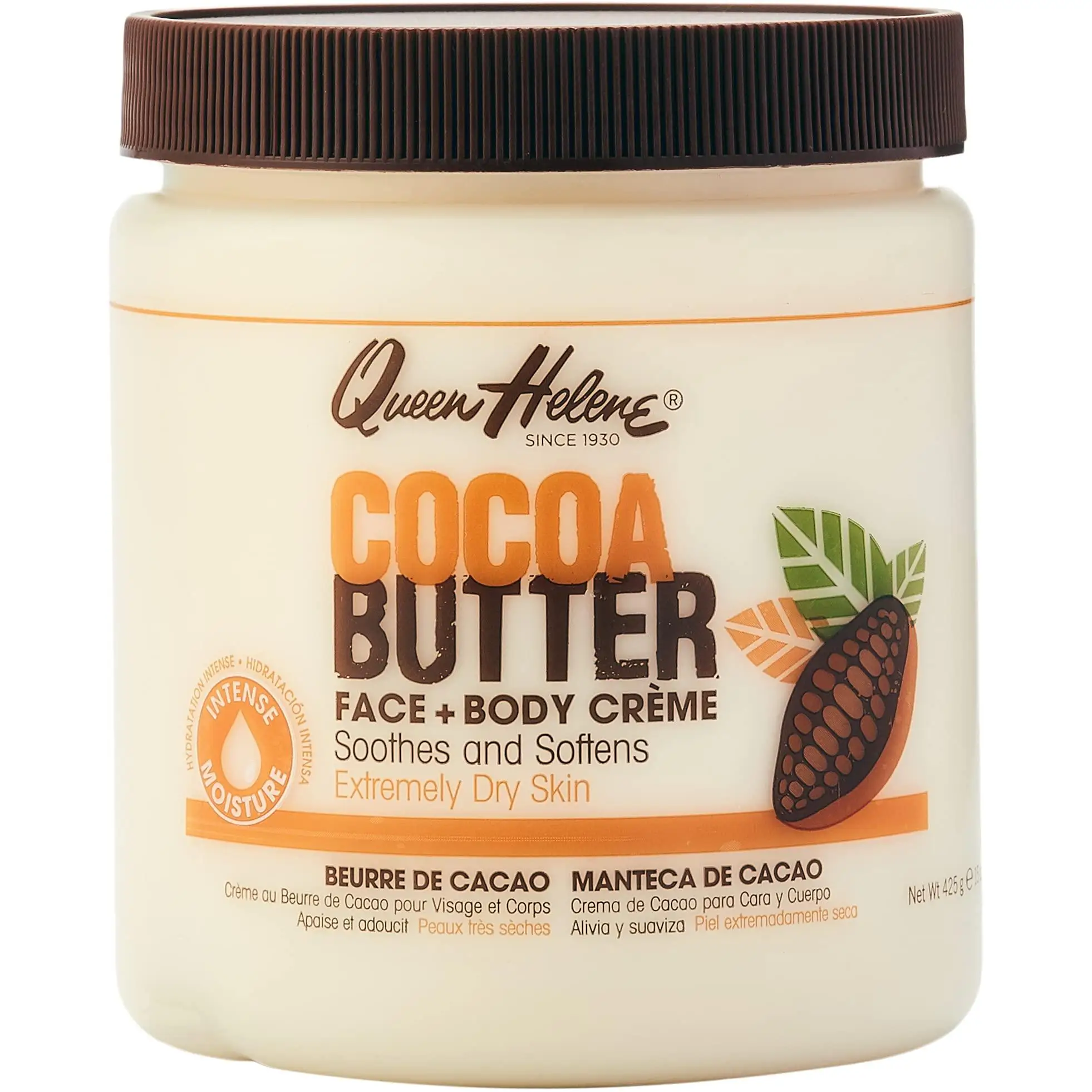 Queen Helene Crema Facial y Corporal de Manteca de Cacao 425g