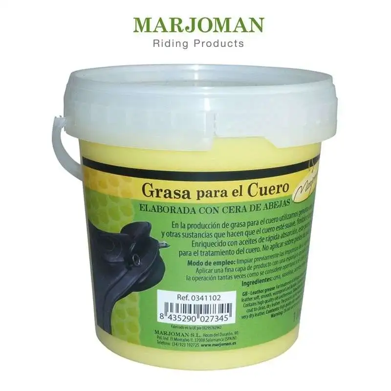 Grease for Marjoman leather-softens and flexibilizes-Waterproofing