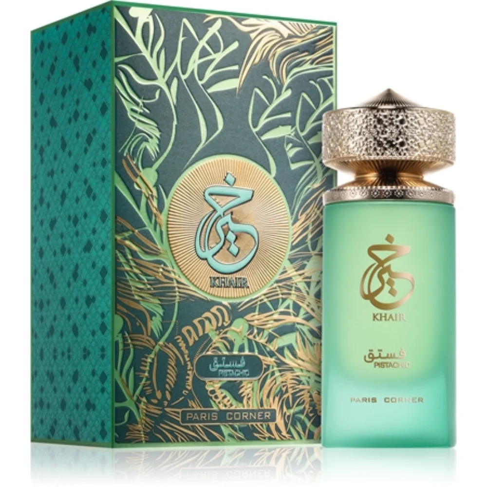 Perfume Árabe 100% Original Khair Pistachio de Paris Corner 100 ml – Fragancia Oriental Unisex de Lujo y Frescura