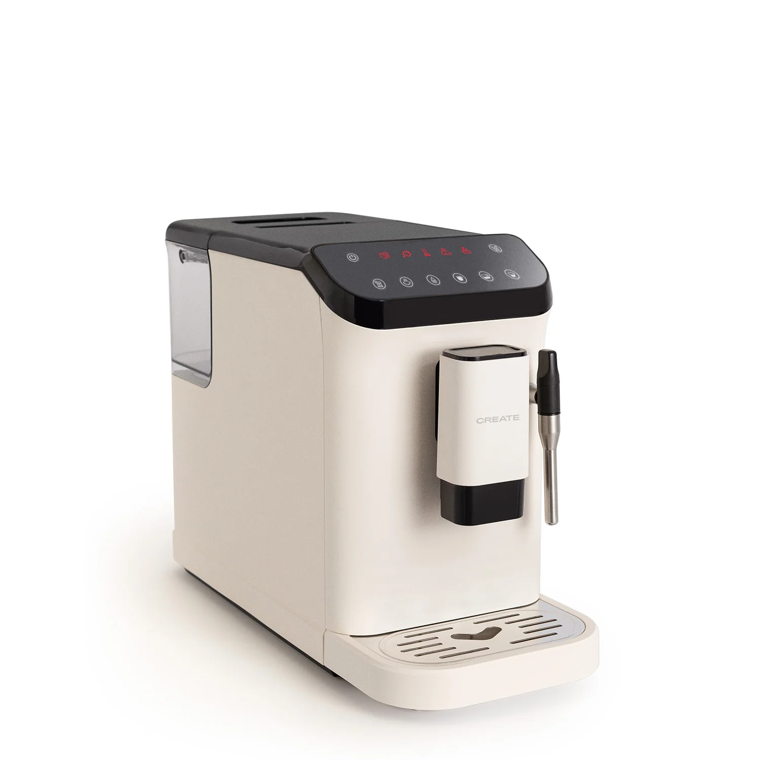 CREATE Super automatic coffee maker-20 bars, 180gr coffee tank and preservation and grinding function-THERA MATIC TOUCH