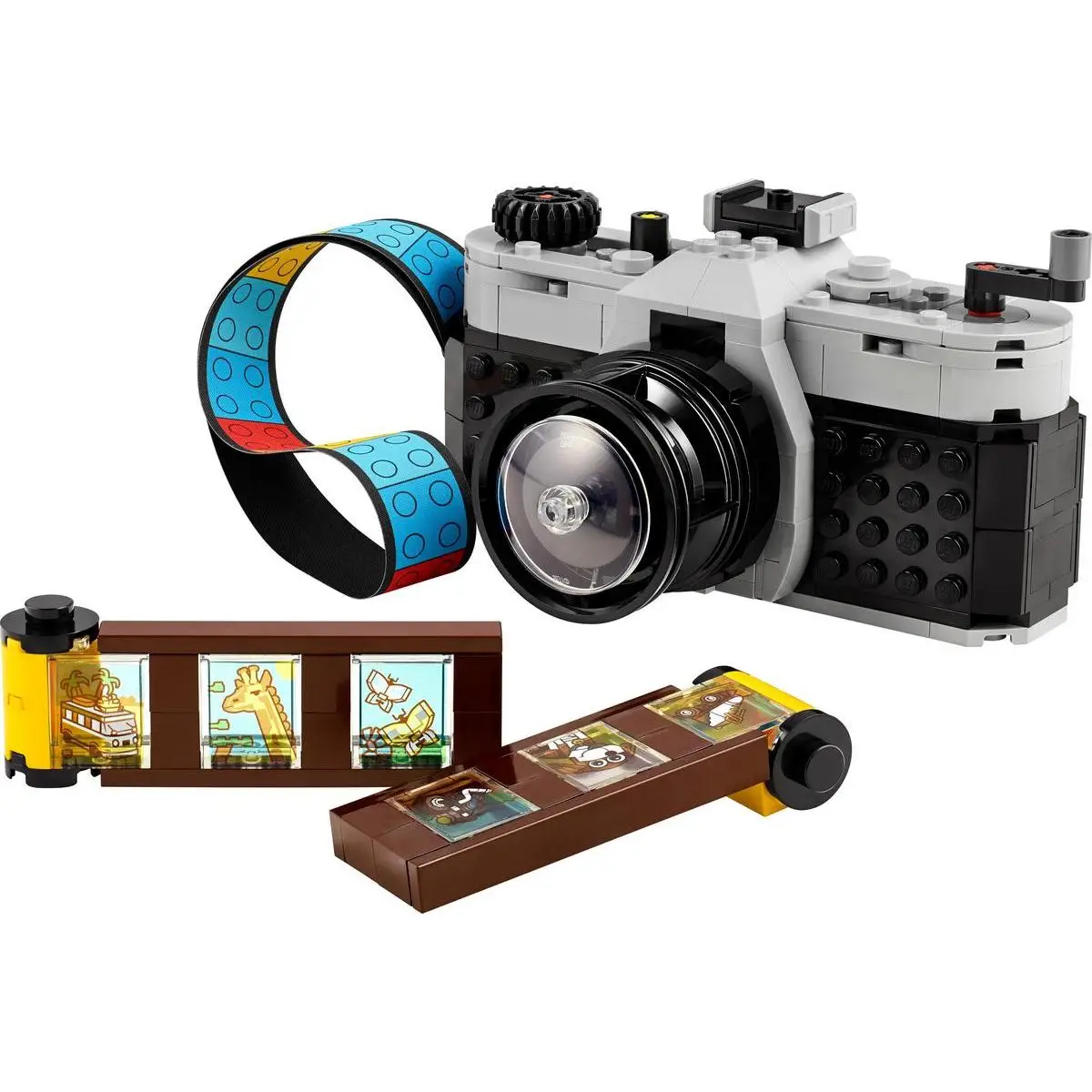 LEGO 31147 Creator 3in1 Retro camera toy convertible into a camcorder or a TV, children's models, gift inspired by the world of photography for boys and girls 8 years and older.