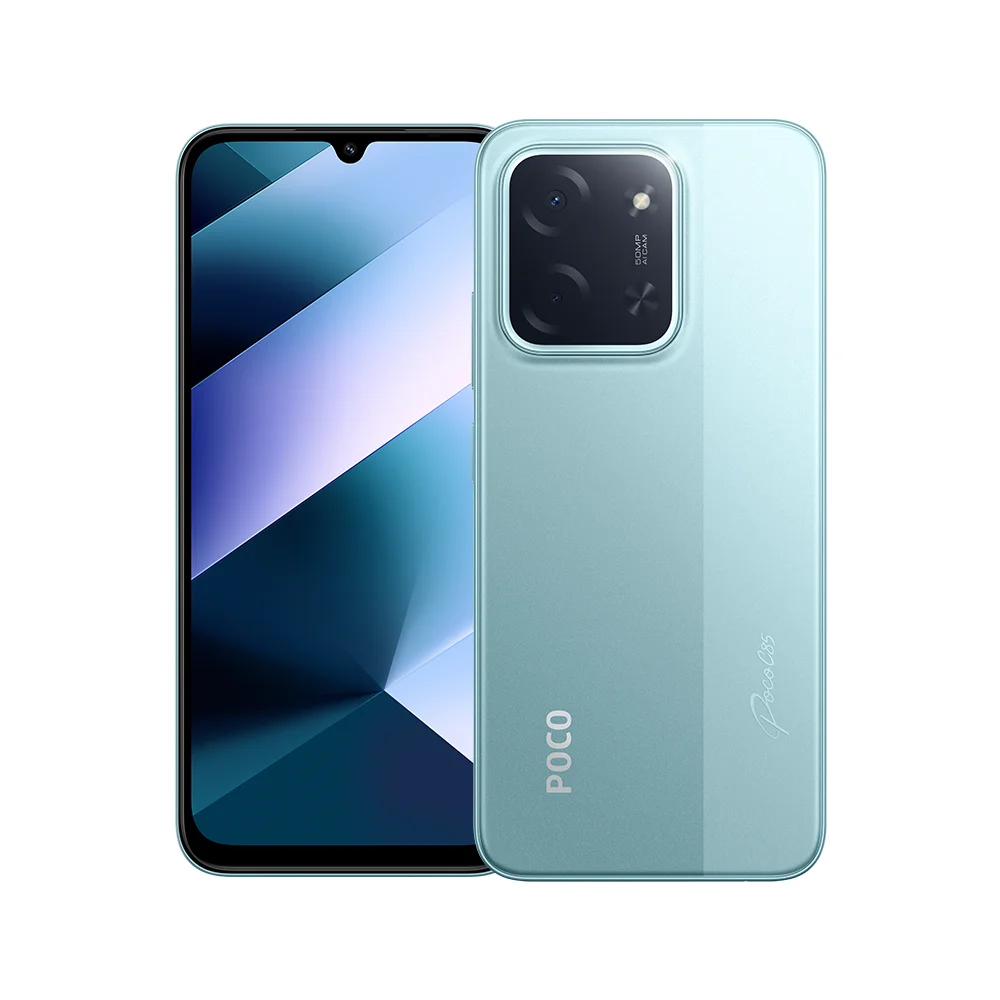 POCO C85 Smartphone, 6.9" Dot Drop Display 120Hz, 6000mAh Battery, 50MP Camera, MediaTek Helio G81-Ultra, IP64, Xiaomi HyperOS 2, NFC, Dual SIM, Global Version - 6GB+128GB / 8GB+256GB, Perfect for Daily Use.