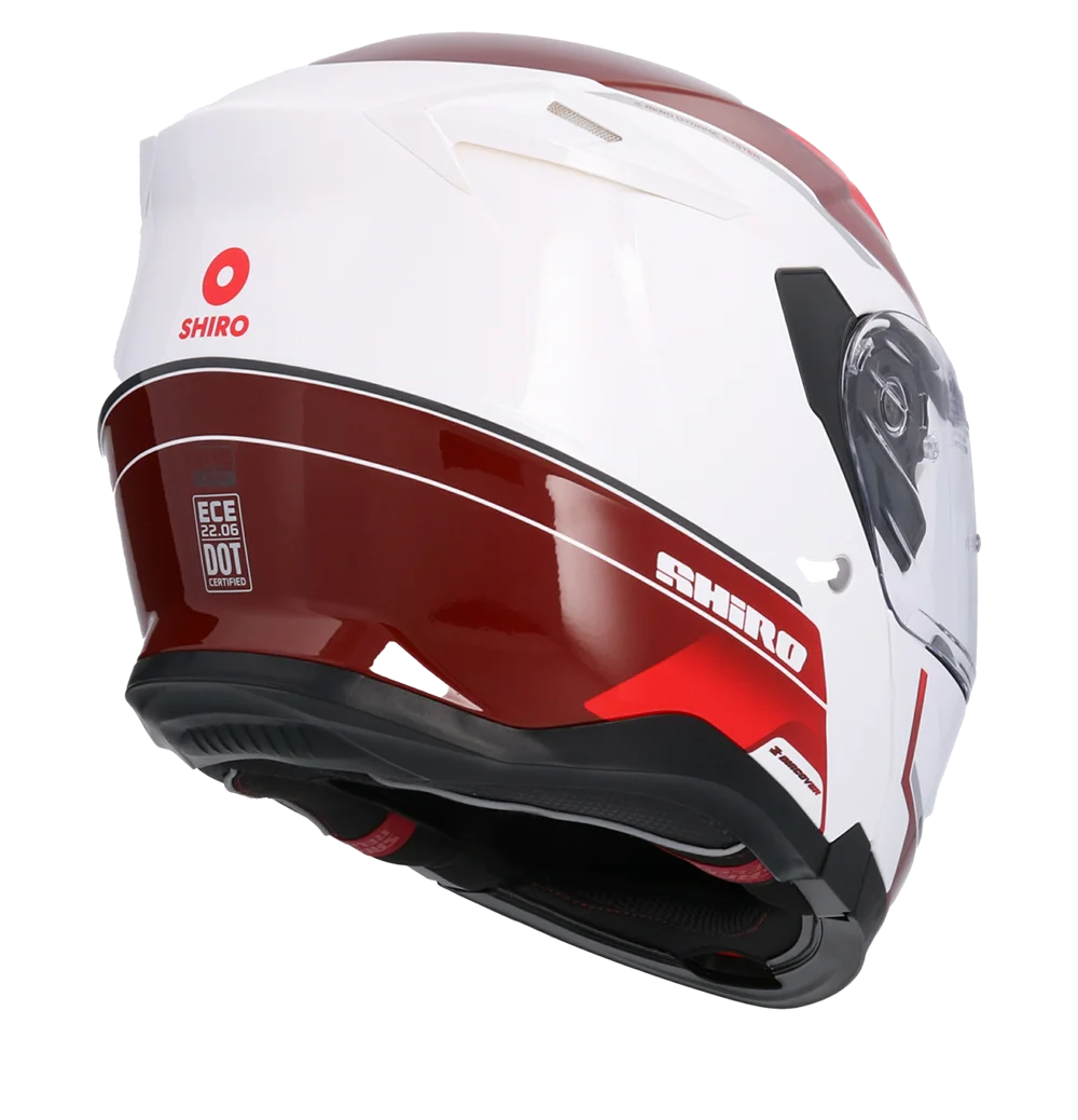 MODULAR helmet SHIRO DISCOVER ROYAL red