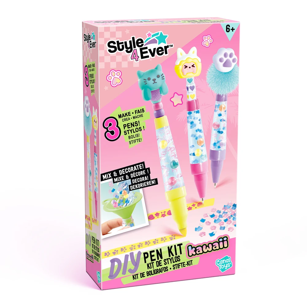 Pack Subrayador y Bolígrafos DIY - Style 4 Ever - Canal Toys - OFG349