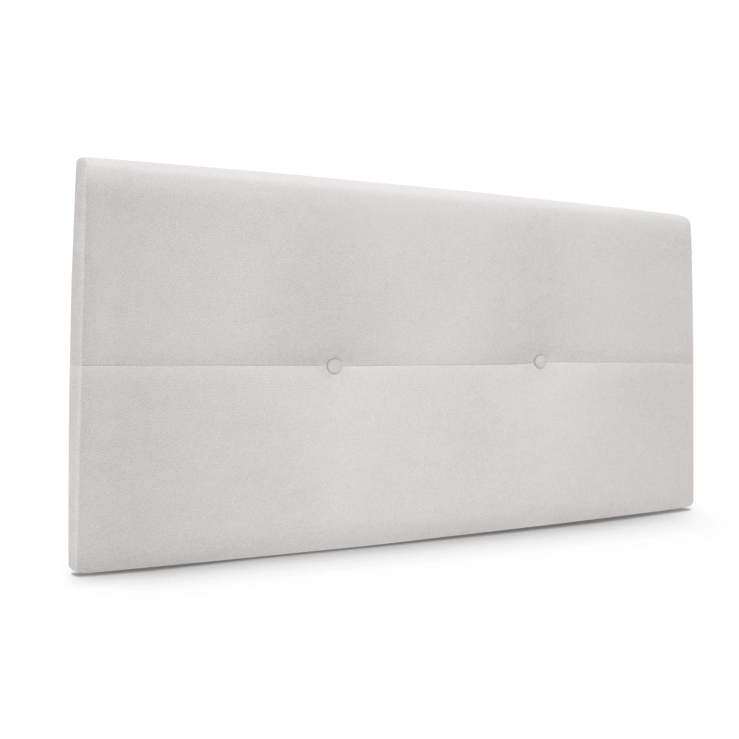 DHOME Cabecero de Polipiel o Tela AQUALINE Pro cabeceros Cabezal tapizado Cama Lujo (Gris Perla Tela)