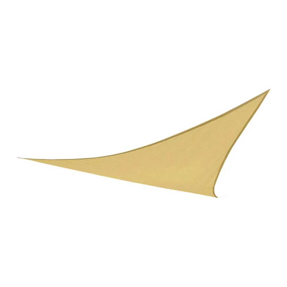 Aktive Garden - Toldo Sombreo Triangular Protección Solar UV50 Color Crema / Blanco