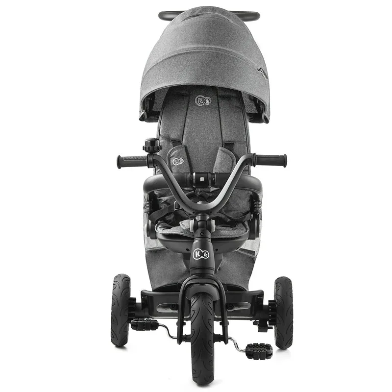 Kinderkraft gray EasyTwist evolutionary Reclining baby tricycle